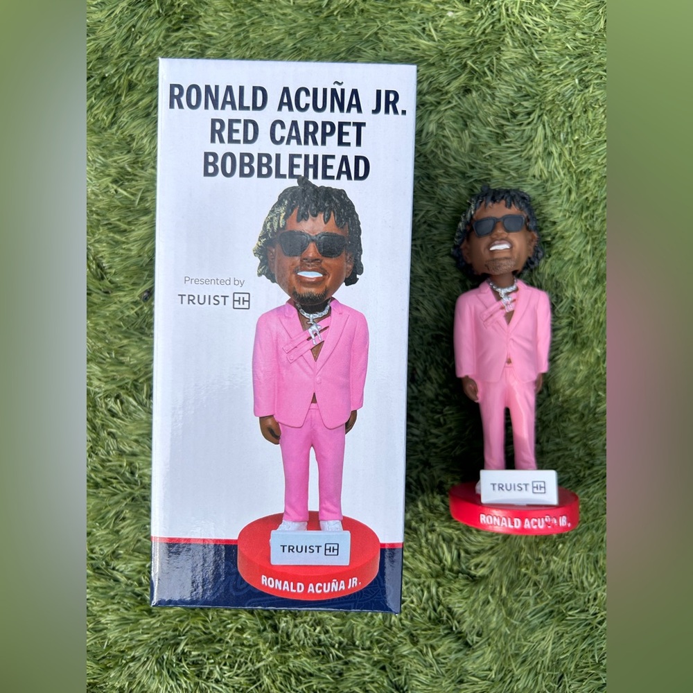 Ronald Acuña Jr. Red Carpet Bobblehead Atlanta braves new in box